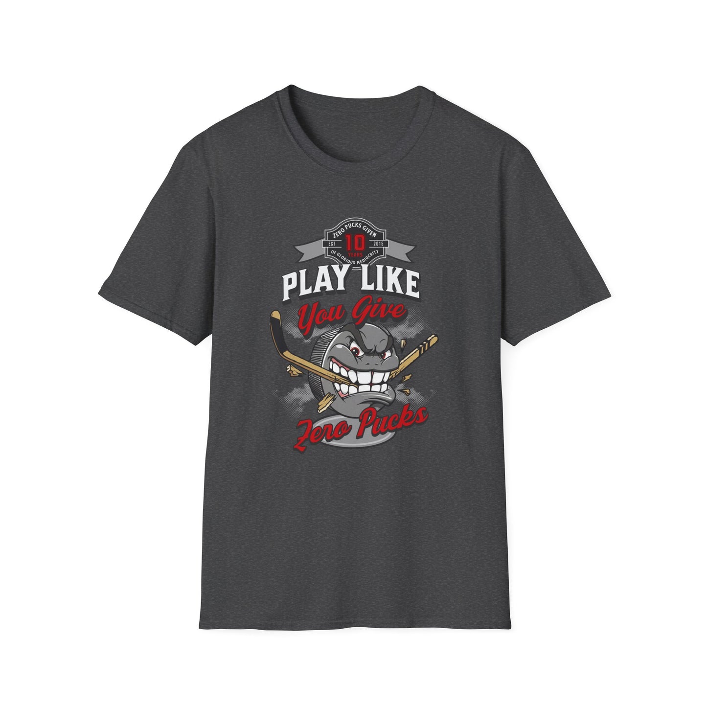 Hockey Mascot 'Play Like You Give Zero F*cks' T-Shirt