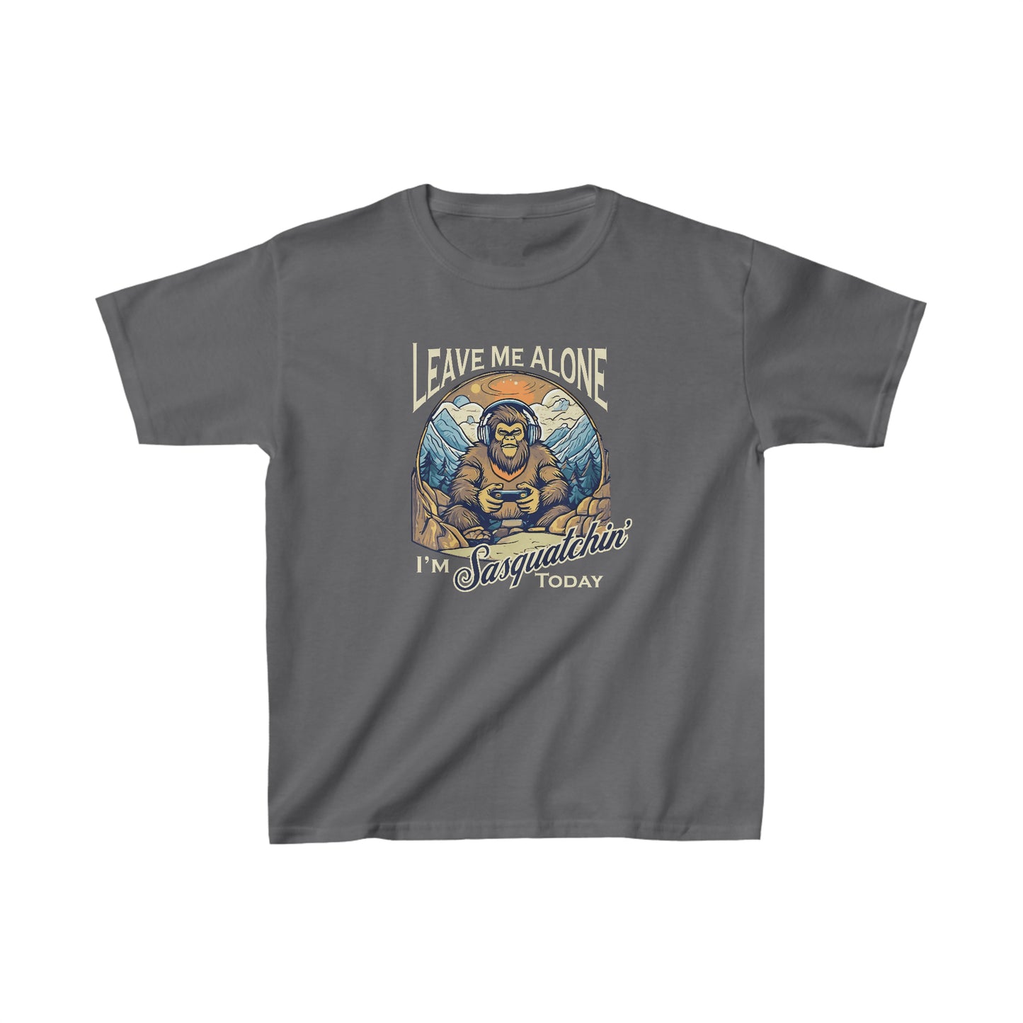 Bigfoot Gamer Vibes: Sasquatchin' Adventure Youth Tee