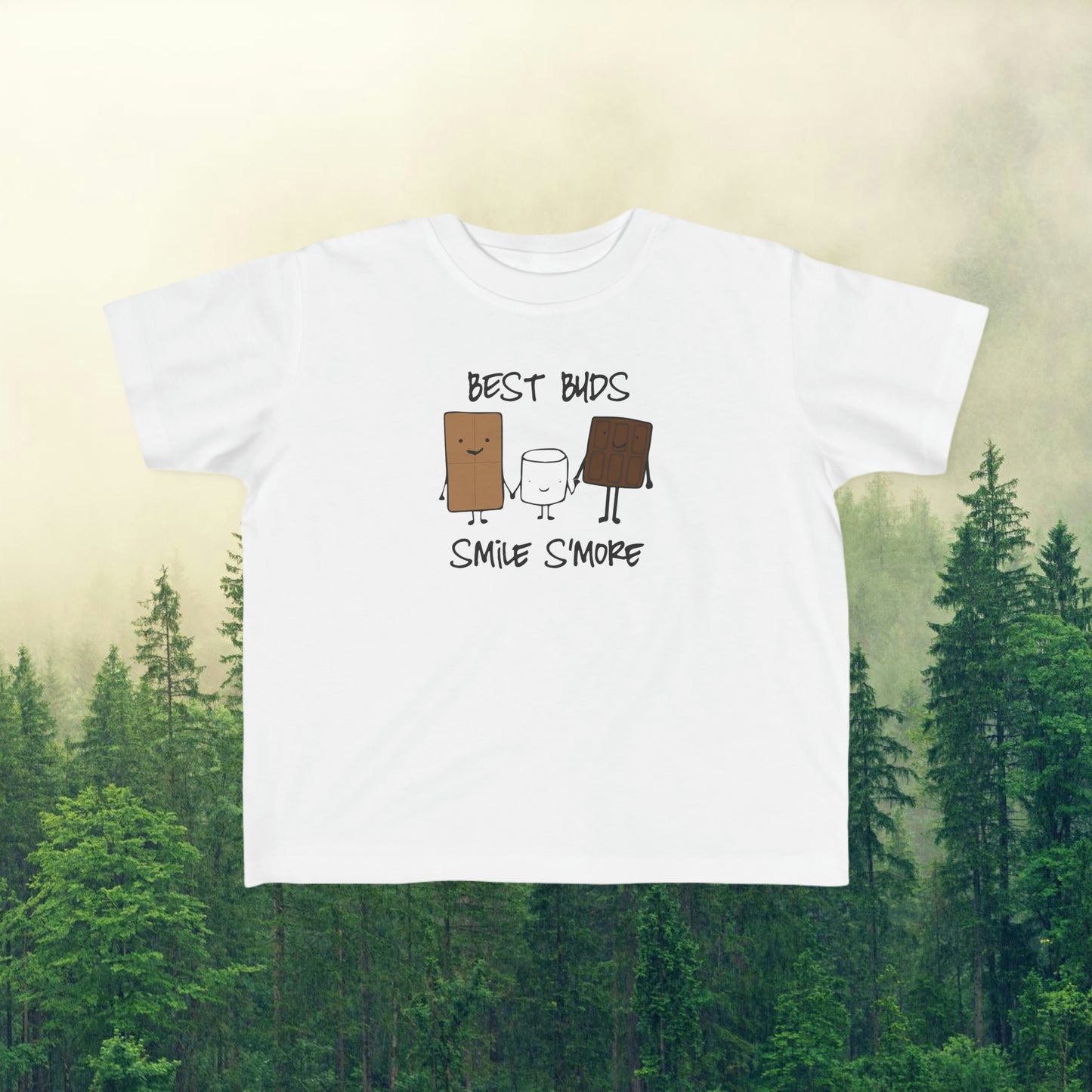 Best Buds Smile S'more: Campfire Life Toddler Tee