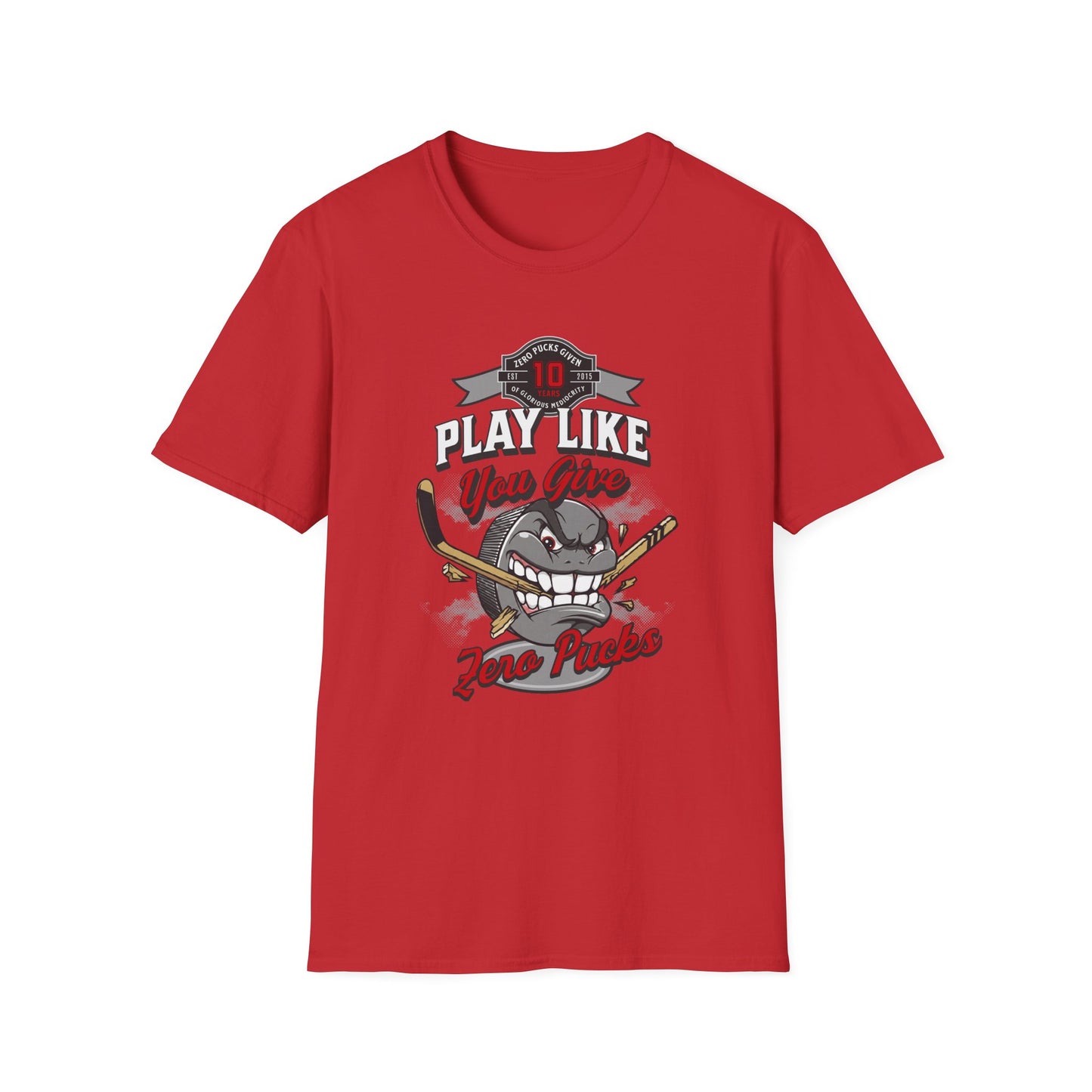 Hockey Mascot 'Play Like You Give Zero F*cks' T-Shirt