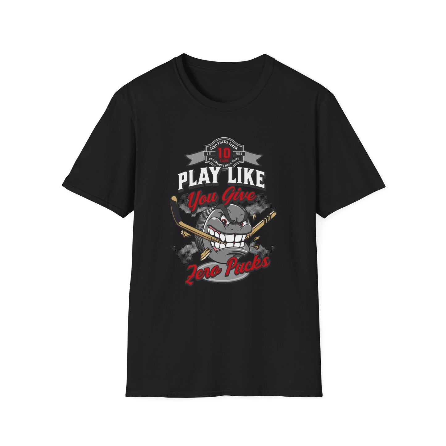 Hockey Mascot 'Play Like You Give Zero F*cks' T-Shirt
