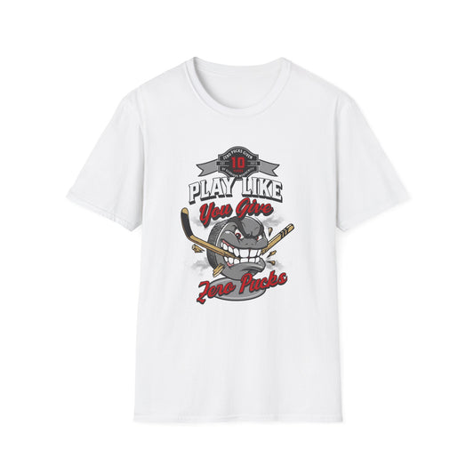 Hockey Mascot 'Play Like You Give Zero F*cks' T-Shirt