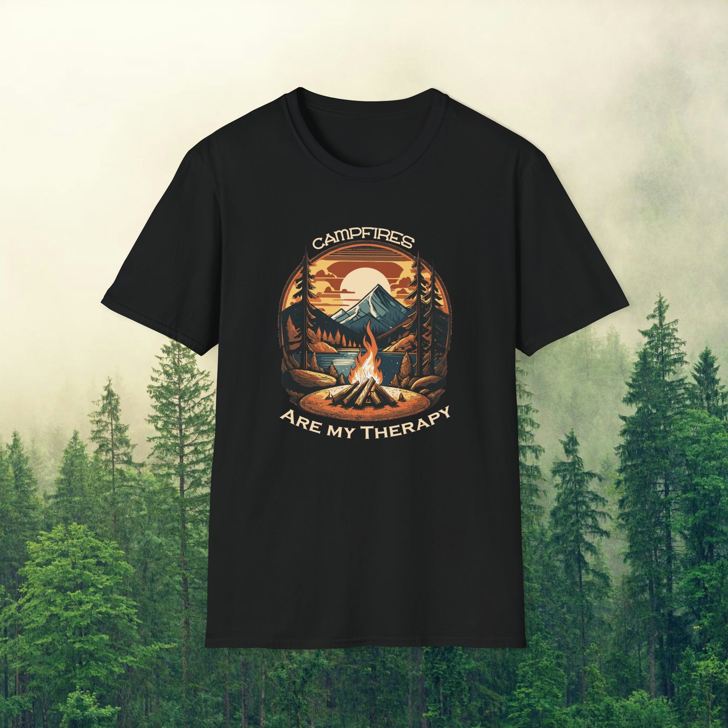 Campfire Therapy - Sasquatchin' Adventure Tee